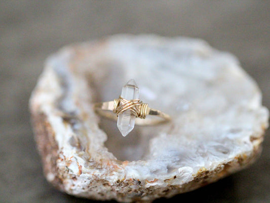 Crest Ring - Crystal Quartz