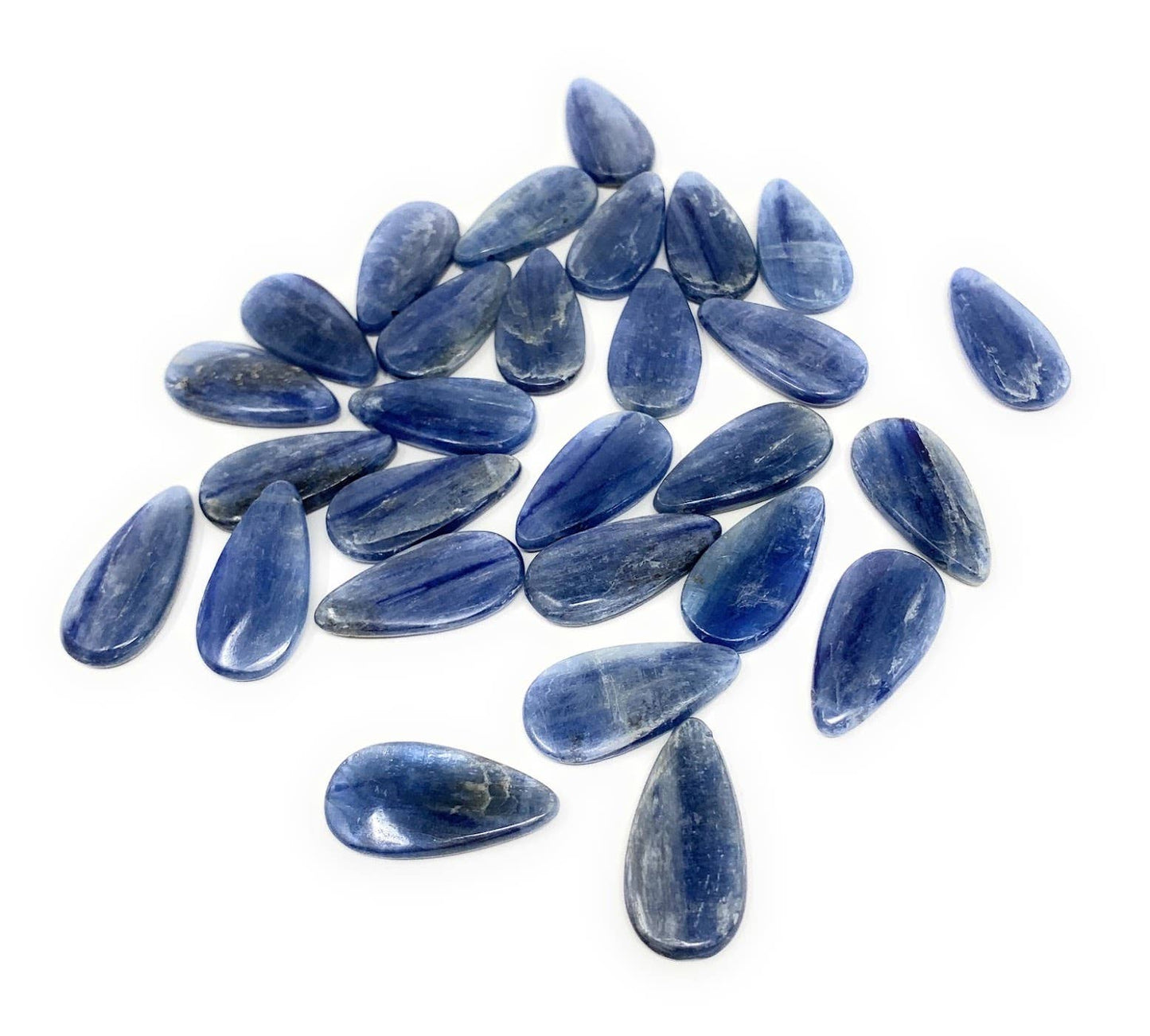Kyanite Teardrop Cord Necklace